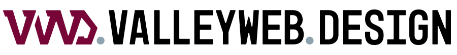 Valley Web Design logo horizontal variant